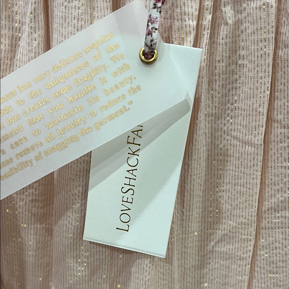 LoveShackFancy Blush Tiered Maxi Skirt - Picture 5 of 5